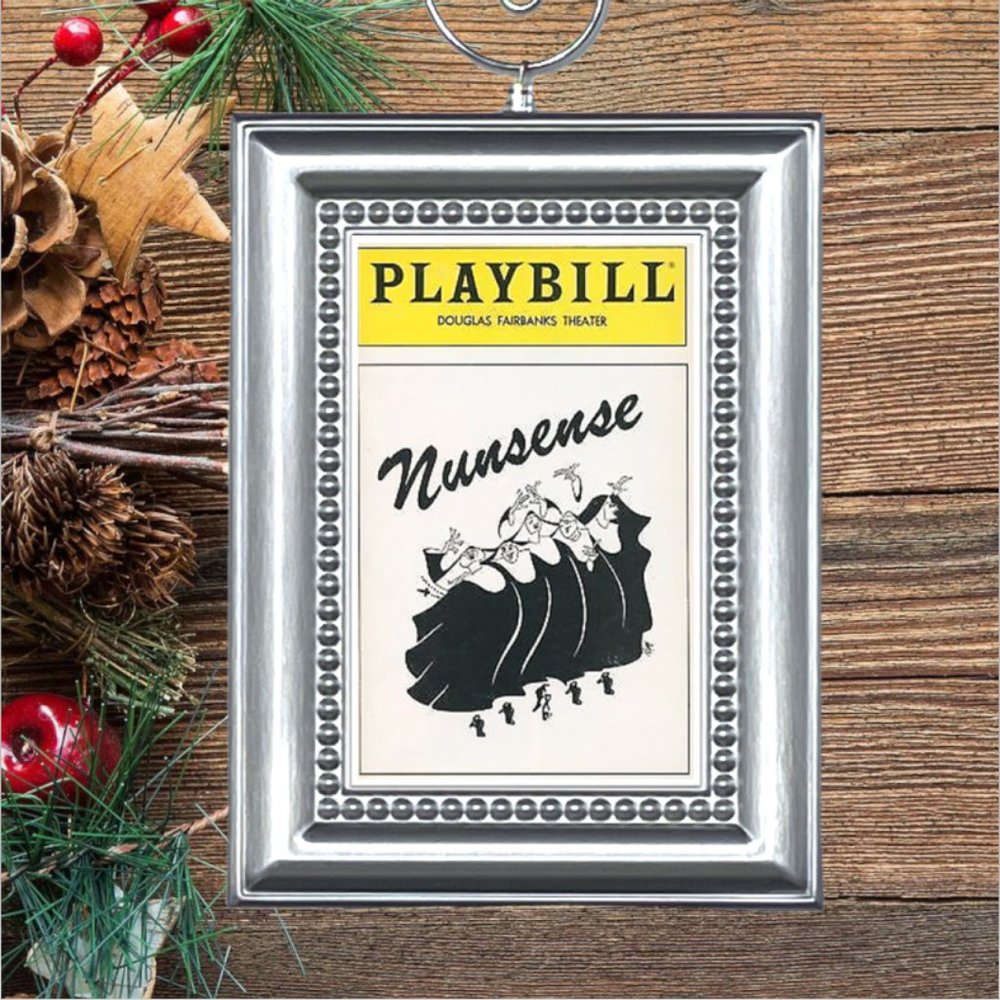Nunsense Broadway Musical Playbill Christmas Tree Ornament